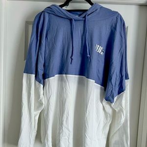 Victoria’s Secret Pink Varsity Long Sleeve Pullover Tee Womens Size XXL